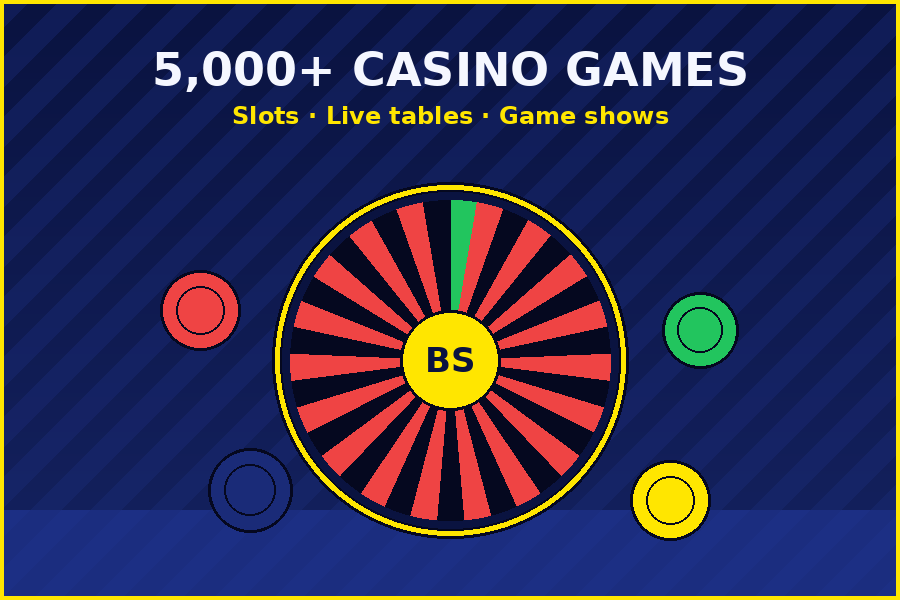 BetScore casino - 5,000+ games and live tables